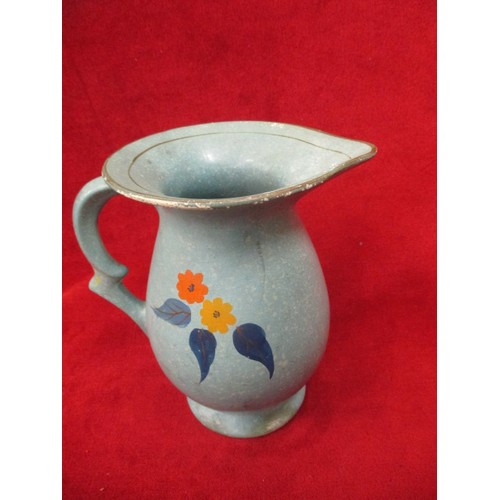 39 - VINTAGE HAND PAINTED JUG