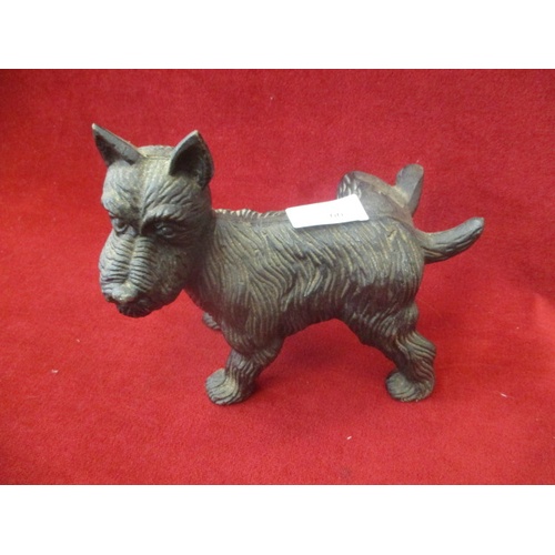 66 - CAST IRON SCOTTIE DOG DOOR STOP