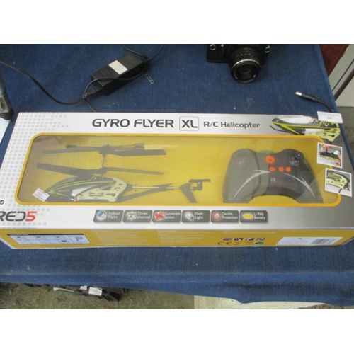 60 - BOXED GYRO FLYER XL R/C HELICOPTER