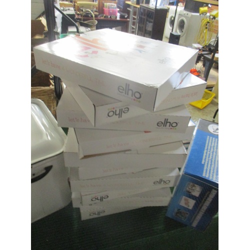 167 - 10 BOXED ELHO BEAUTIFUL LIVING CLOCKS