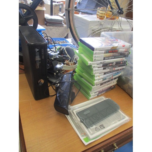 270 - XBOX 360 PLUS QUANTITY OF GAMES AND MORE