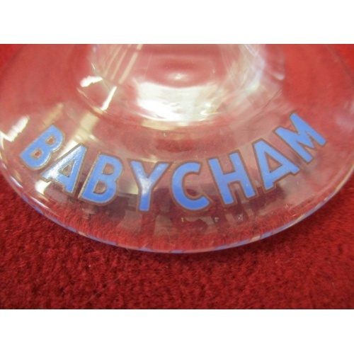 1 - SET OF 4 BABYCHAM GLASSES