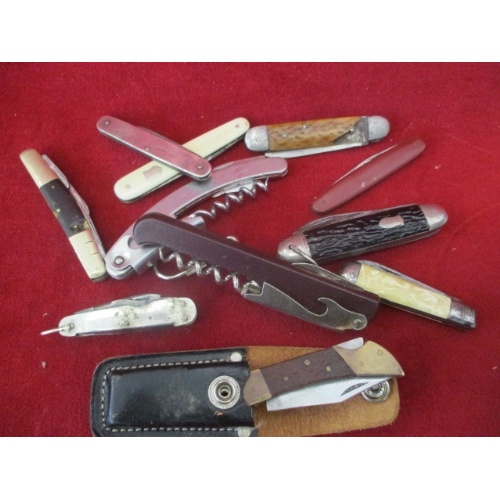 10 - QUANTITY OF EARLY PEN KNIVES