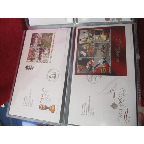 50 - A GOOD QUALITY COLLECTION OF APPROX 75 COINS AND MINI SHEETS OF FIRST DAY COVERS