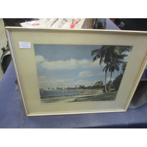297A - FRAMED AND GLAZED PHOTO OF DAR ES SALAAM IN TANZANIA BY ARTHUR H FIRMIN. ARPS. AIBP FAMOUS ARTIST AN... 