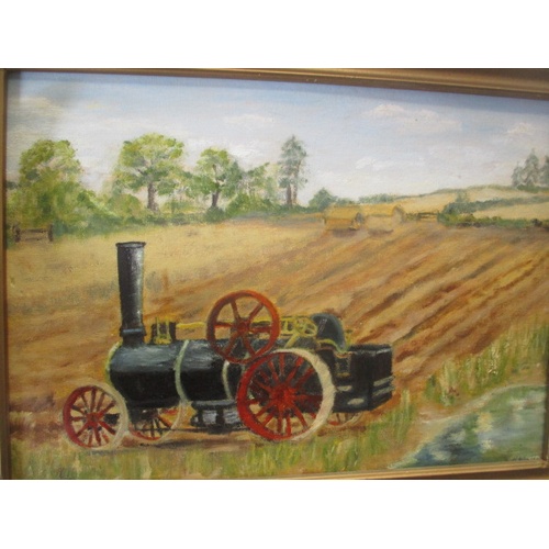 41B - 2 FRAMED OIL PAINTINGS