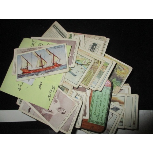 53 - COLLECTION OF OLD CIGARETTE CARDS, FOOTBALLERS, RACING DRIVERS