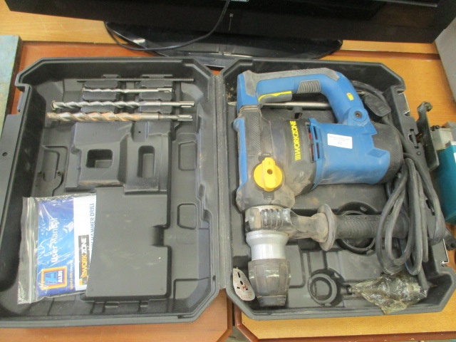 Workzone 1500w deals rotary hammer drill