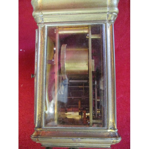 36 - CHARLES FRODSHAM REPEATER CARRIAGE CLOCK, CIRCA 1850, SIGNED CHARLES FRODSHAM - CLOCK MAKER TO THE Q... 