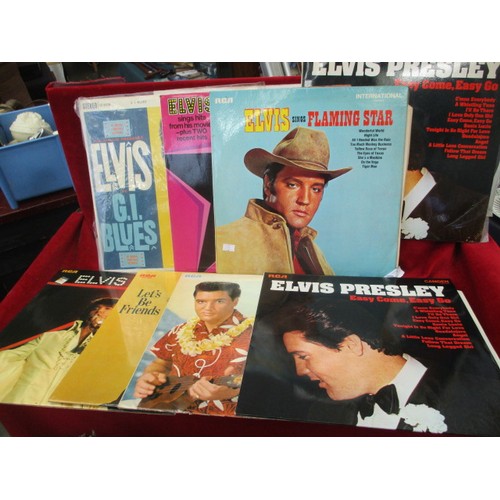 150 - 9 ELVIS LP'S