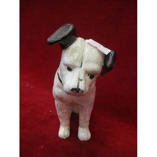 151 - CAST IRON ' HIS MASTERS VOICE' DOG