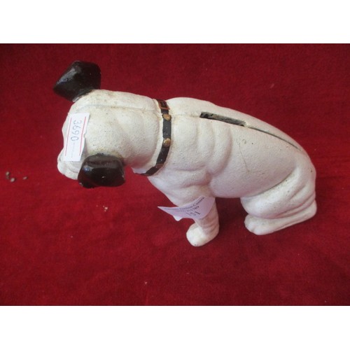 151 - CAST IRON ' HIS MASTERS VOICE' DOG