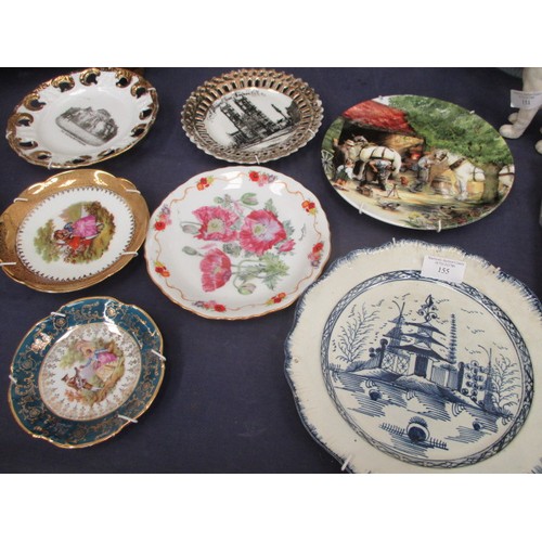 155 - 7 COLLECTORS DISPLAY PLATES - MEISSNER LIMOGE ETC