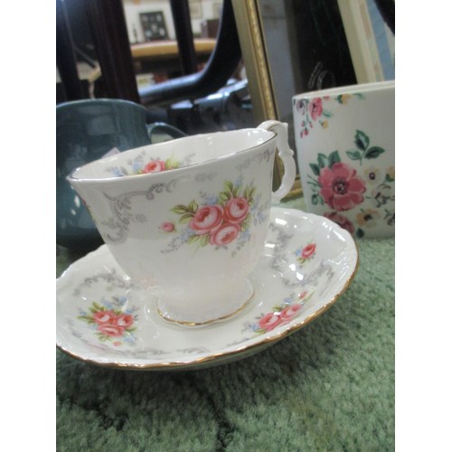 266 - WADE  DISH, POOLE MUGS AND MILK JUG,  CATH KIDSTON MUG,  ROYAL ALBERT TRANQUILITY CUP AND SAUCER,  C... 