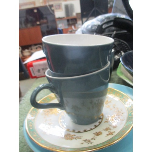 266 - WADE  DISH, POOLE MUGS AND MILK JUG,  CATH KIDSTON MUG,  ROYAL ALBERT TRANQUILITY CUP AND SAUCER,  C... 