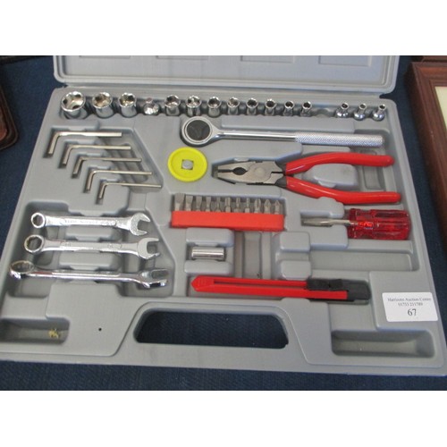 67 - SOCKET AND MULTI TOOL SET IN CASE