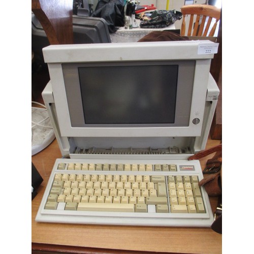 222 - COMPAQ 386/20 DESK TOP COMPUTER