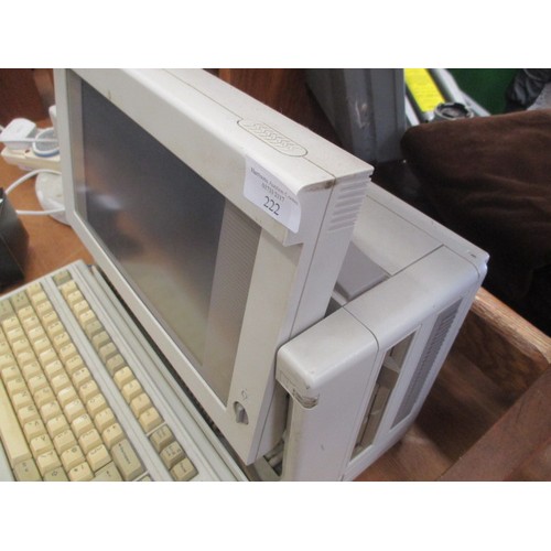 222 - COMPAQ 386/20 DESK TOP COMPUTER