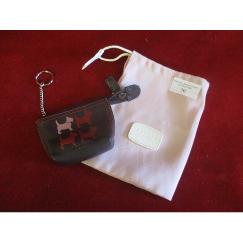 30 - RADLEY COIN PURSE AND RADLEY DUST BAG