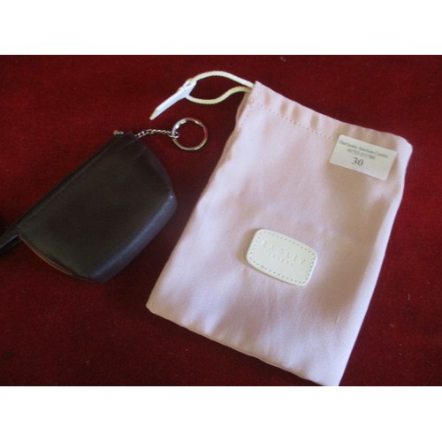 30 - RADLEY COIN PURSE AND RADLEY DUST BAG