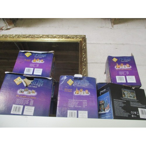 145A - QUANTITY OF BOXED CHRISTMAS DECORATIONS THE VILLAGE COLLECTIBLES AND OTHER