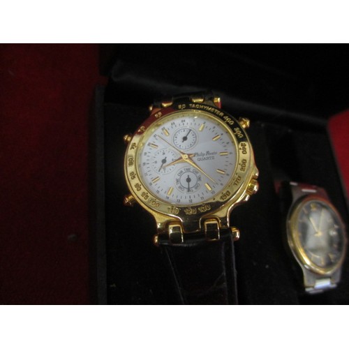 226 - TIME AND ELEGANCE BOXED LADIES AND GENTS WATCHES