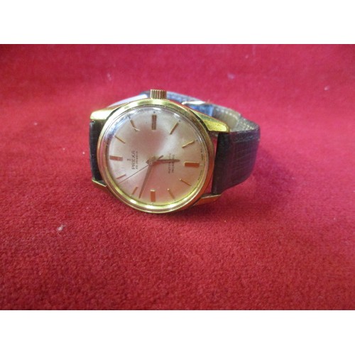 21 - VINTAGE PREXA AUTOMATIC WRIST WATCH, 25 JEWEL, WORKING