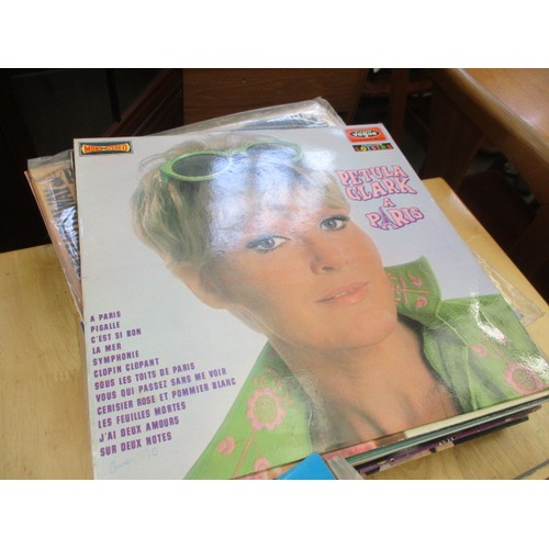 269 - QUANTITY OF LP RECORDS INCLUDING THE RIGHTEOUS BROTHERS,  VILLAGE PEOPLE, PETULA CLARK AND MORE