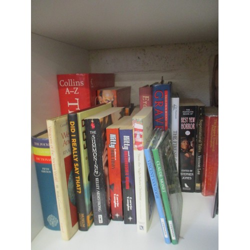 318 - 5 SECTIONS OF MIXED BOOKS INCLUDING I LET YOU GO, THE BONES OF AVIGON, THE DEEP DARK SLEEP, BEST NEW... 