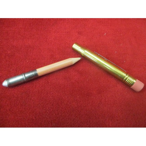 9 - A BULLET PENCIL & RUBBER, MARK TRAVELLER'S COMPANY, JAPAN