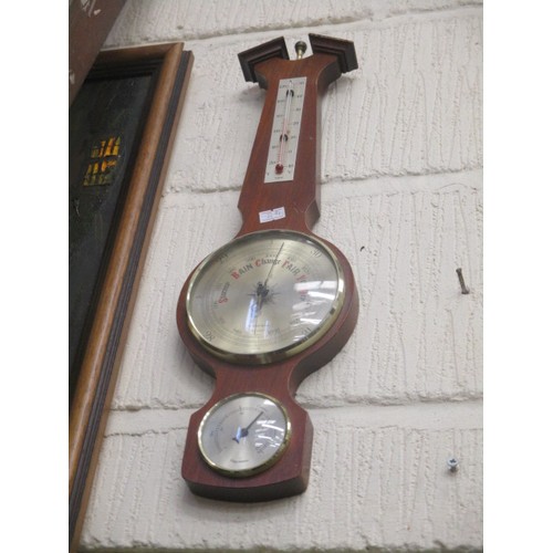 325A - SMALL BANJO WALL BAROMETER