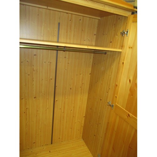 122 - PINE WARDROBE