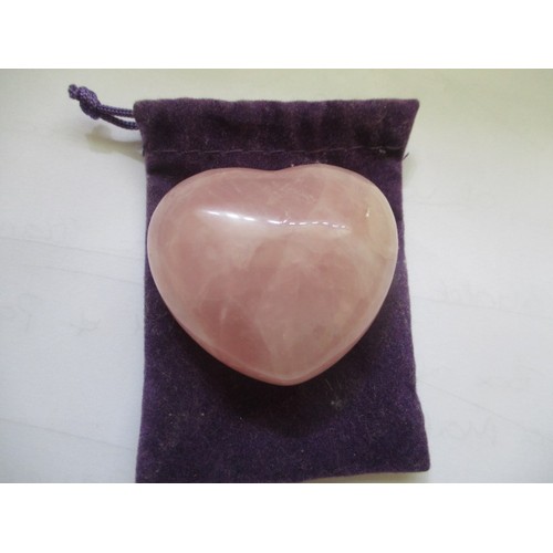 30B - PINK QUARTZ HEART