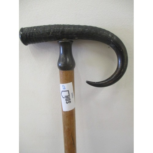 112 - VINTAGE WALKING HIKING STICK