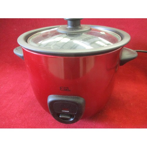 117 - RICE COOKER IN RED BY EGL