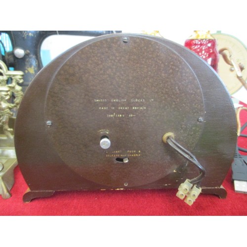 127 - SMITHS  NORDALE MANTLE CLOCK ELECTRIC