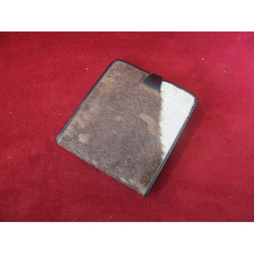 18 - PONY HAIR  LEATHER WALLET