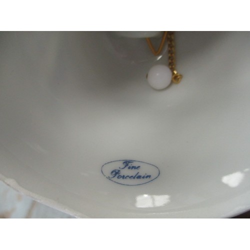 278 - 4 X FINE PORCELAIN BELLS
