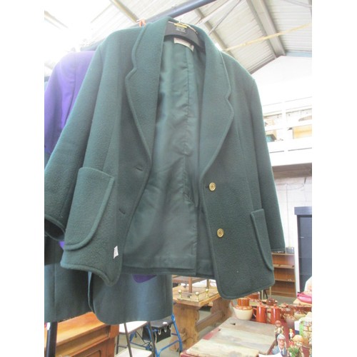 263 - 4 QUALITY COATS / JACKETS, SIZE 12 INCLUDING WINDSMOOR, PLANET, MARKS AND SPENCER