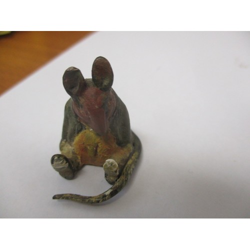 7 - MINIATURE LEAD MOUSE AND A MINIATURE LEAD PIG