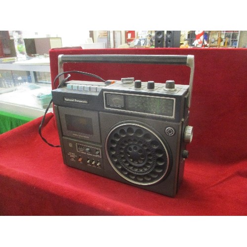 NATIONAL PANASONIC PORTABLE RADIO/CASSETTE PLAYER MODEL 5310