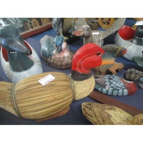 100 - LARGE COLLECTION OF BIRD ORNAMENTS MAINLY DUCKS
