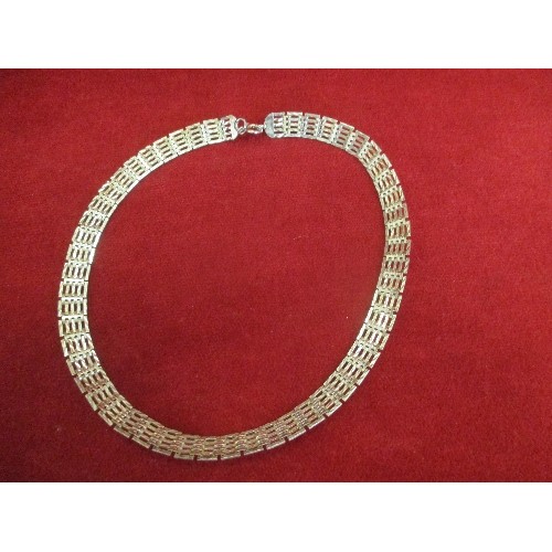 71 - SILVER HALLMARKED CHAIN NECKLACE