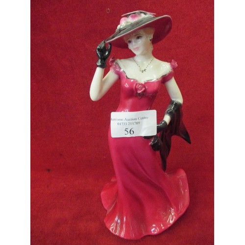 56 - ROYAL WORCESTER DIANA PREMIERE 2002 23CM