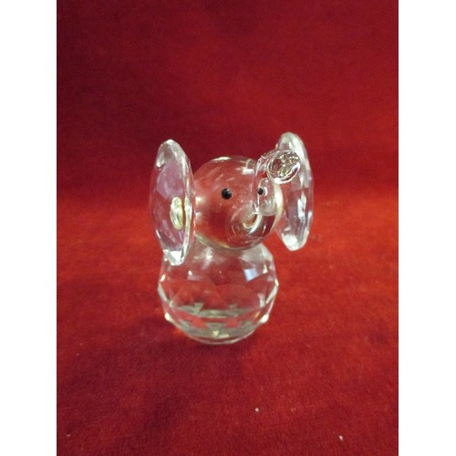 12 - CRYSTAL ELEPHANT - 8CM