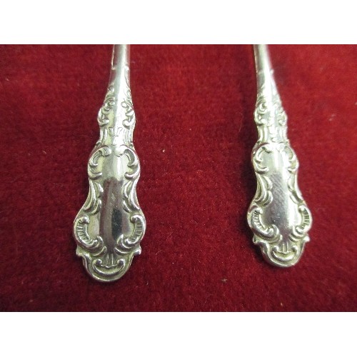 31 - SET OF 4 STERLING SILVER TEASPOONS, BIRMINGHAM 1962, 47 GRAMS