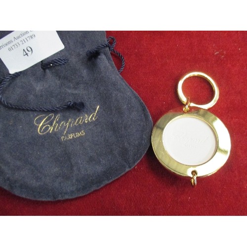 49 - CHOPARD PARFUMS OF SWITZERLAND KEYRING WITH A BAG