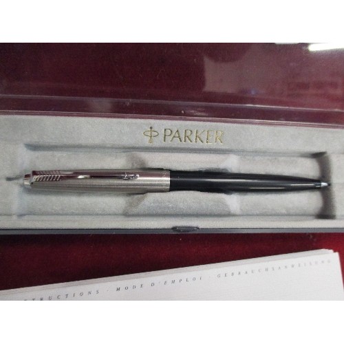 61 - PARKER 45 BALLPOINT PEN IN CASE