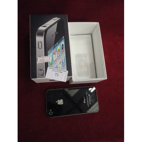 73 - APPLE I PHONE 4 IN BOX