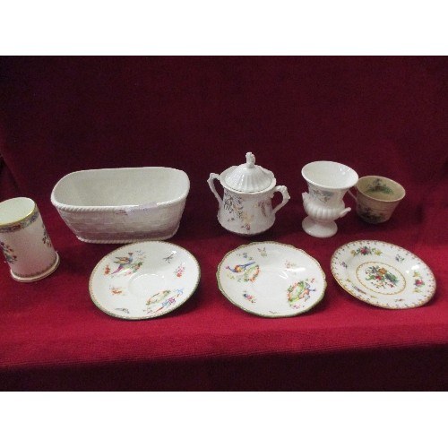 67D - MIXED CHINA INCLUDING WEDGWOOD, COALPORT, ROYAL DOULTON, COPELANDS ETC